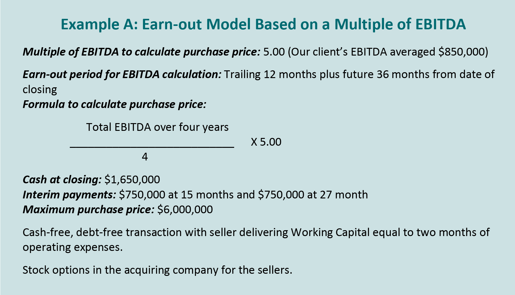 12 Elements of Earn outs to Get M A Deals Done on Your Terms