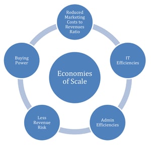 Economies of Scale impact cost synergies in M&A