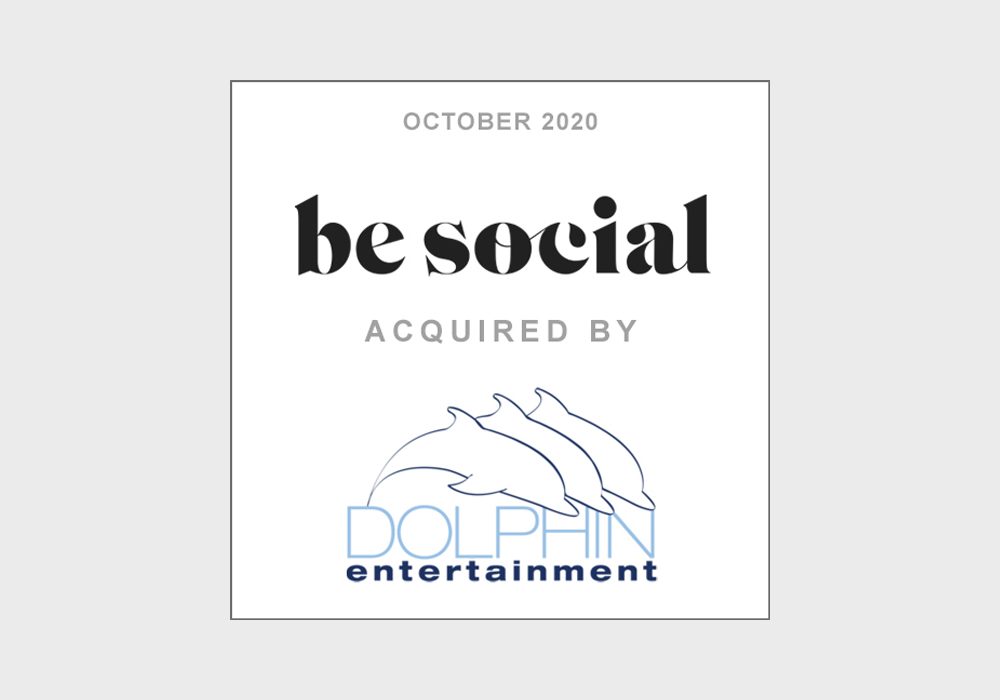 TobinLeff Advises Be Social on its Sale to Dolphin Entertainment